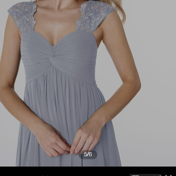 ❤️🔥3/$18 Azazie Dusty Lavender Custom Bridesmaid Dress - Picture 1 of 13